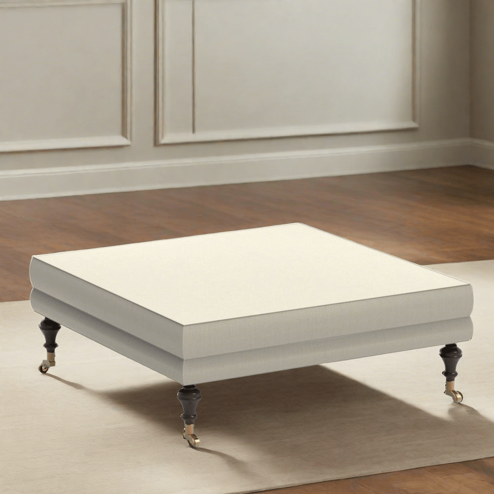 Geneva 40" Square Cocktail Ottoman - Furniture