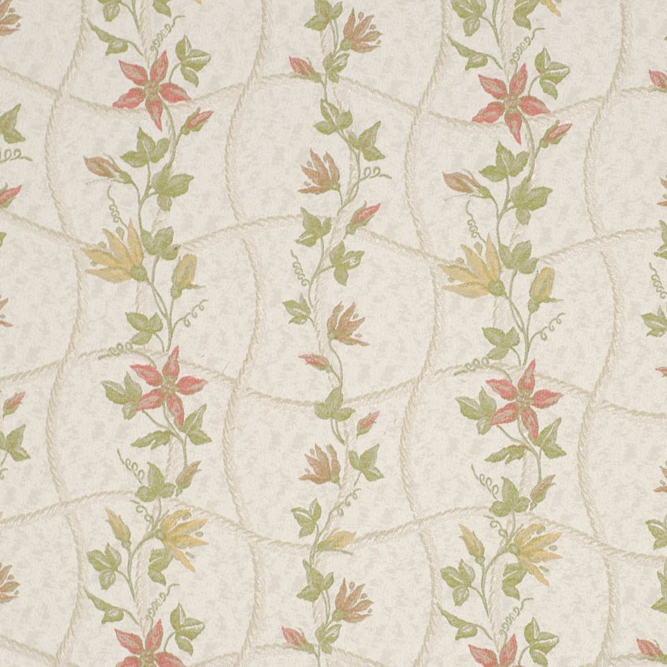 Crinkle Vines | Alabaster - Upholstery - Fabric