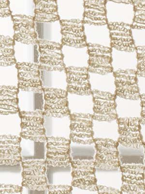 Boucle Squares | Natural - Drapery - Fabric