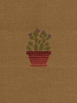 POTTED CACTI | SADDLE - Upholstery - Fabric