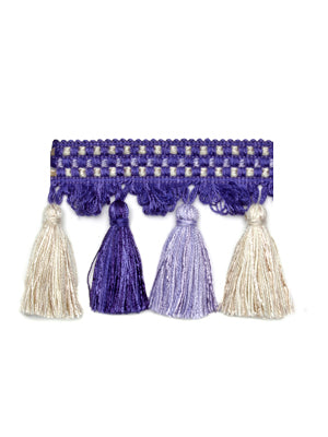 TASSEL FRINGE | BLUEBERRY COBB