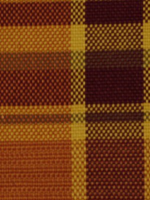 Hopsack Plaid | Persimmon - Upholstery - Fabric
