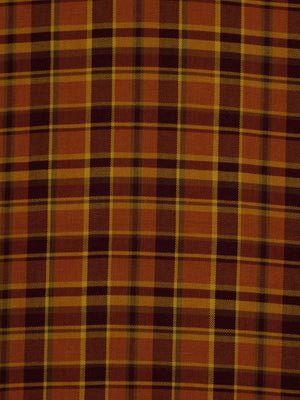 Hopsack Plaid | Persimmon - Upholstery - Fabric