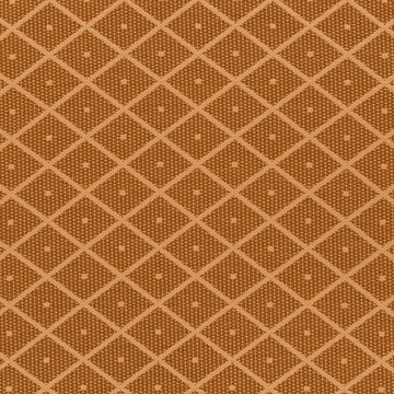 Dotted Nets | Cognac - Upholstery - Fabric