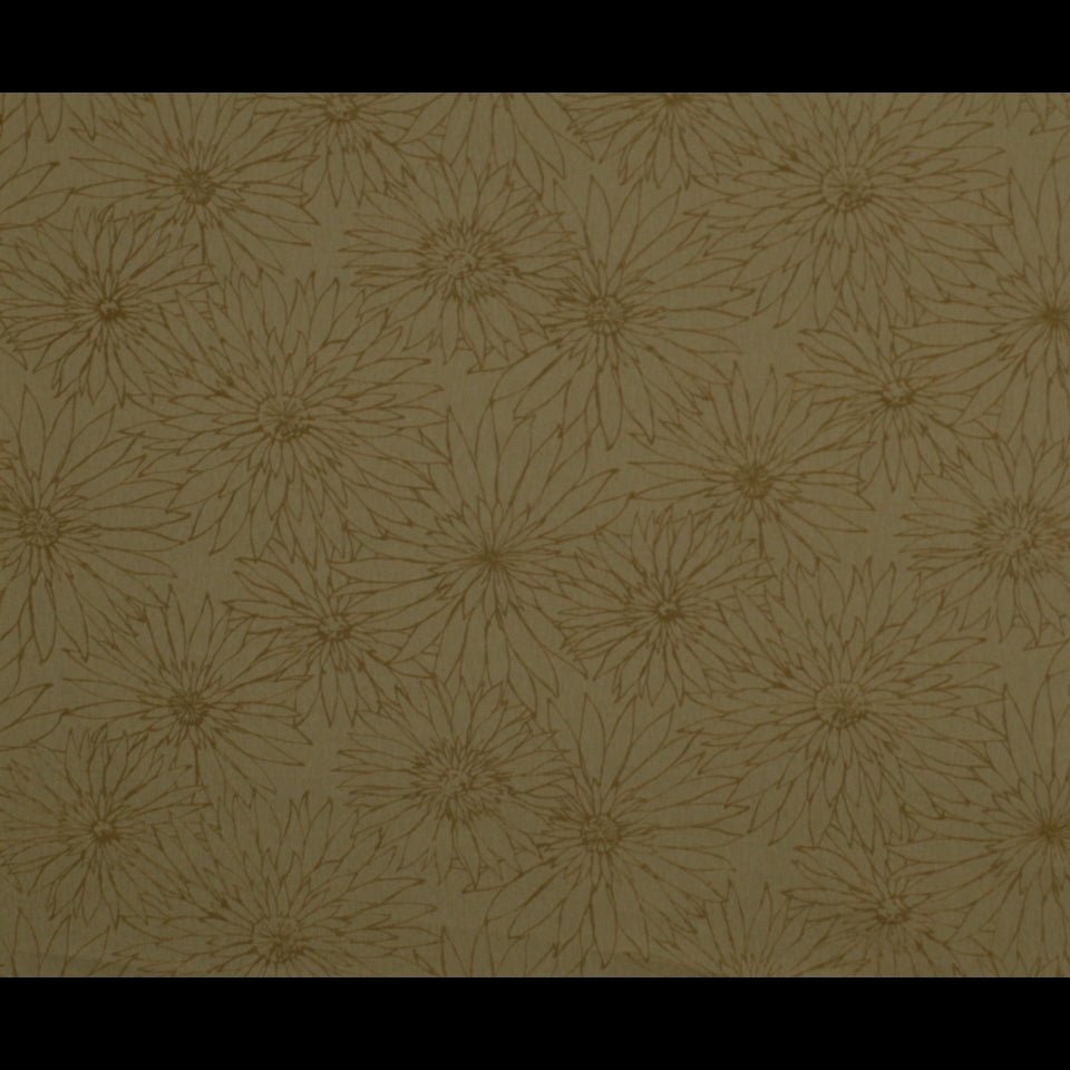 Fleur Flocked | Patina - Drapery - Fabric