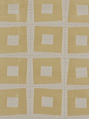 Modern Squares | Butter - Drapery - Fabric