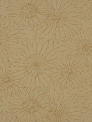 Fleur Flocked | Sandstone - Drapery - Fabric