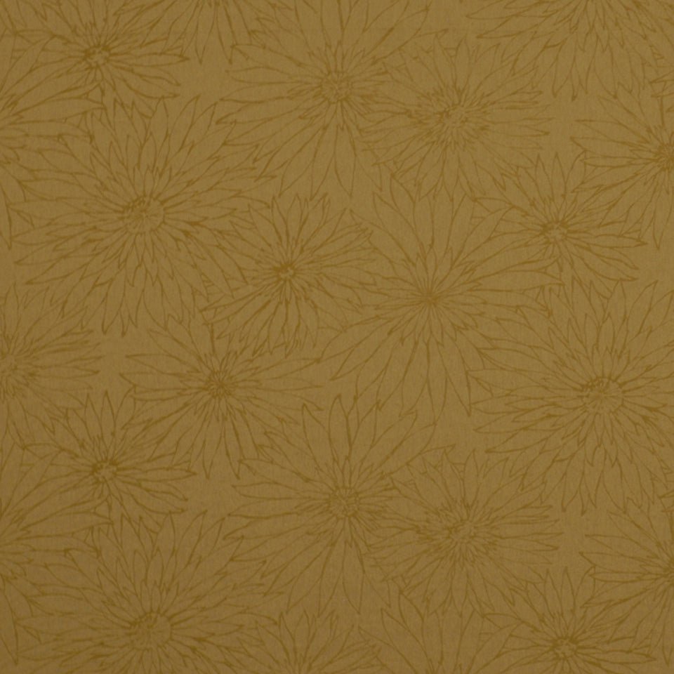 Fleur Flocked | Sandstone - Drapery - Fabric