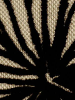 Fleur Flocked | Kohl - Drapery - Fabric