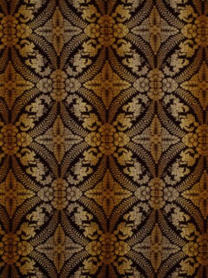 VALESKA FLORA | CAVIAR BK - Upholstery - Fabric