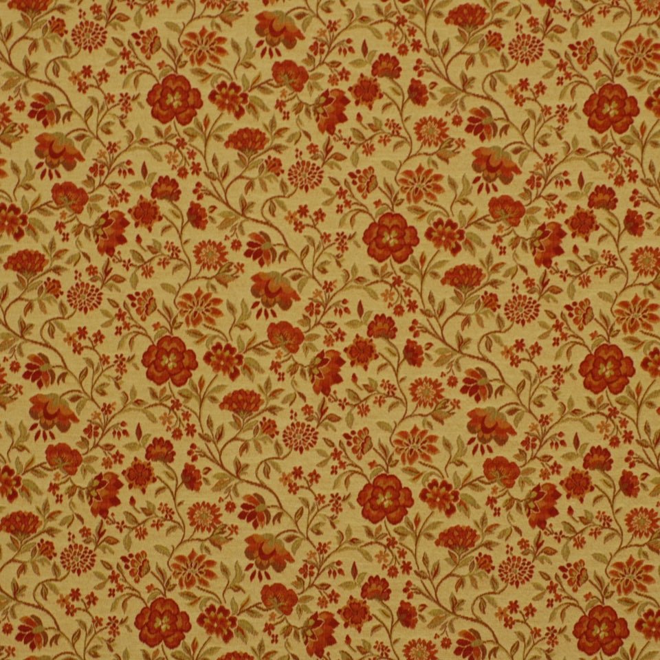 FLEURS APLENTY | VINTAGE RED - Upholstery - Fabric