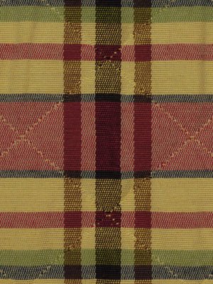 QUILTED PLAID | POMEGRANATE - Upholstery - Fabric