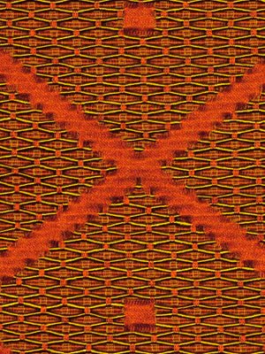 Dotted Nets | Fire - Upholstery - Fabric