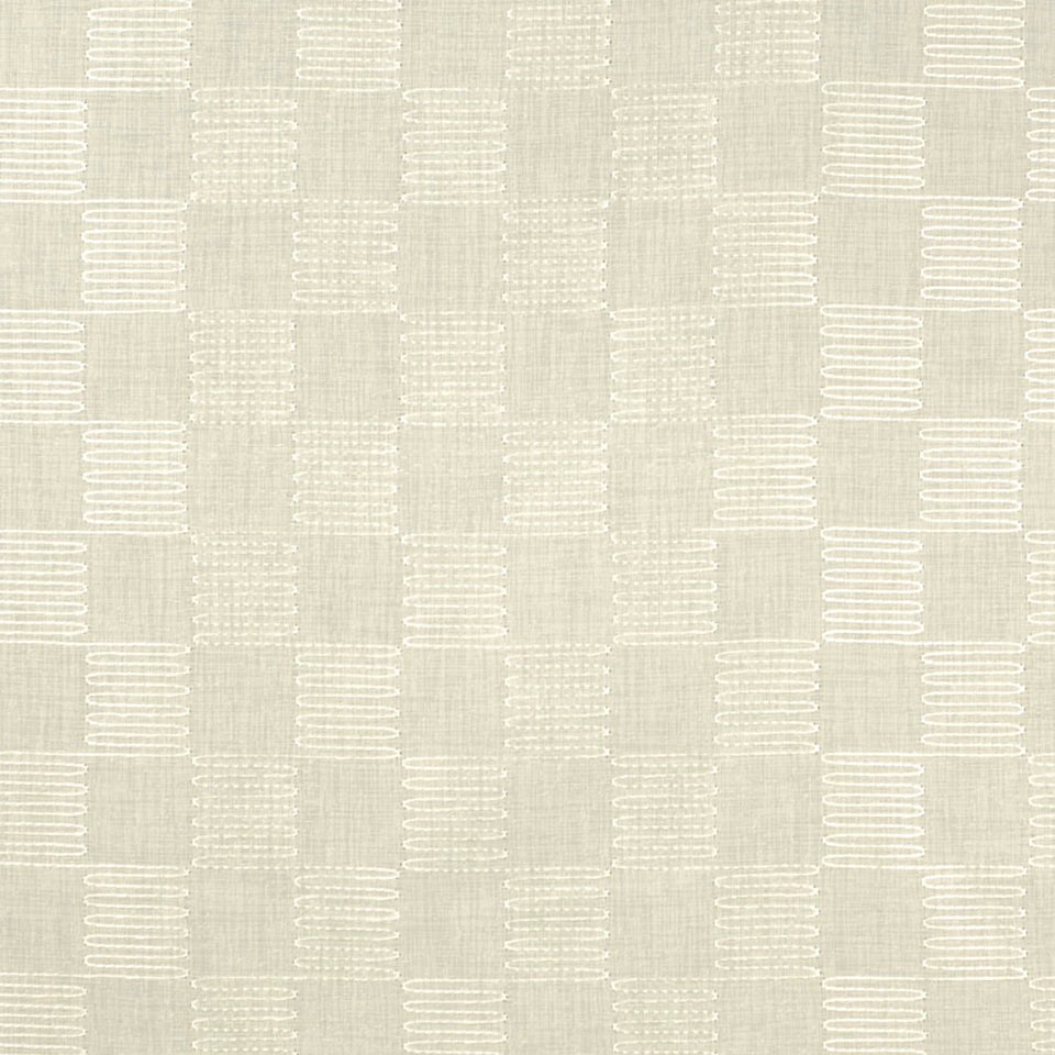 DEDHAM SQUARE | CREAM - Drapery - Fabric
