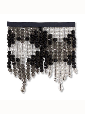 CASCADING BEADS | NOIR