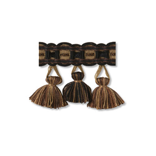 TRELLIS TASSELS | NOIR