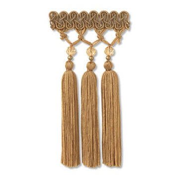 LATTICE TASSELS | BRASS - Trim