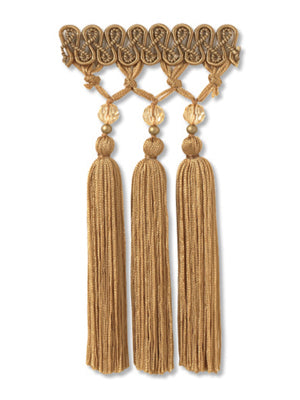 LATTICE TASSELS | BRASS