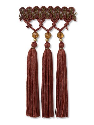 LATTICE TASSELS | TIGER LILY - Trim