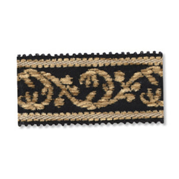 Velour Scroll | Noir