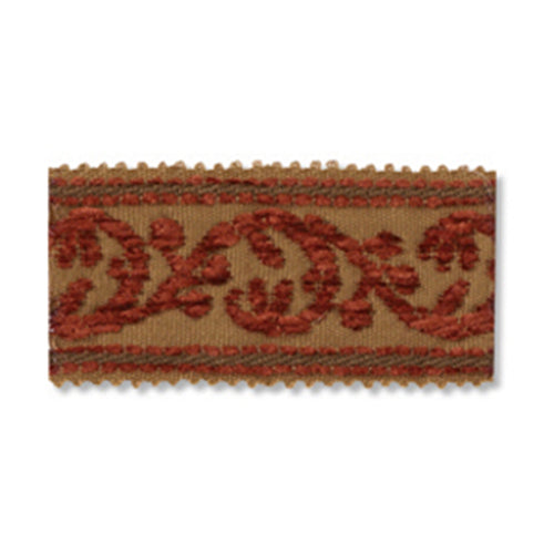 Velour Scroll | Tiger Lily