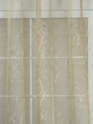 SHEER LEAVES | CASHEW - Drapery - Fabric