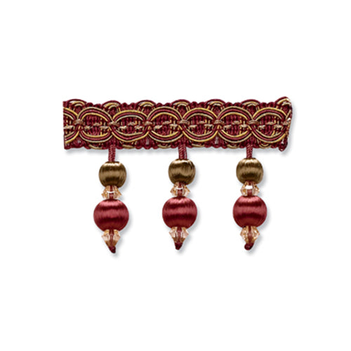 TRAD BEAD FRING | CLARET