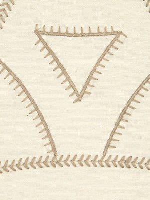 Leafy Stitch | Stucco - Upholstery - Fabric