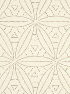 Leafy Stitch | Stucco - Upholstery - Fabric
