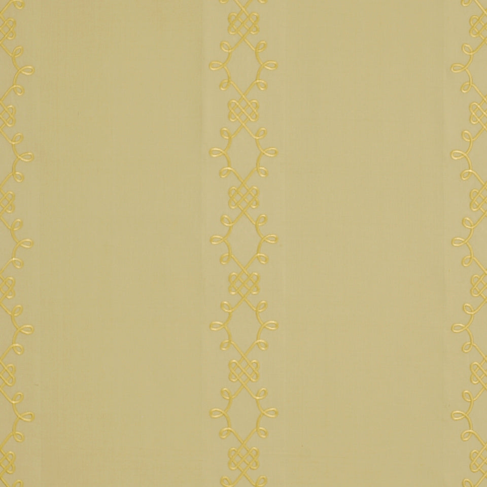 Line Scroll | Yellow Lotus