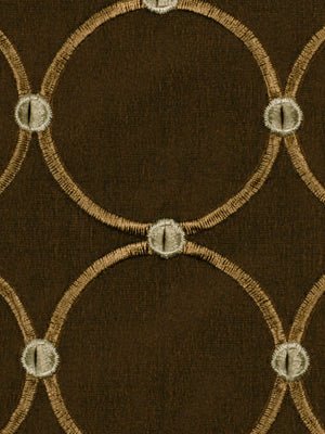 CIRCLE RINGS | ESPRESSO - Drapery - Fabric