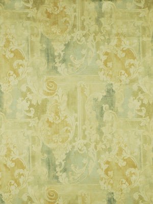 FADED SCROLL | ALOE - Drapery - Fabric
