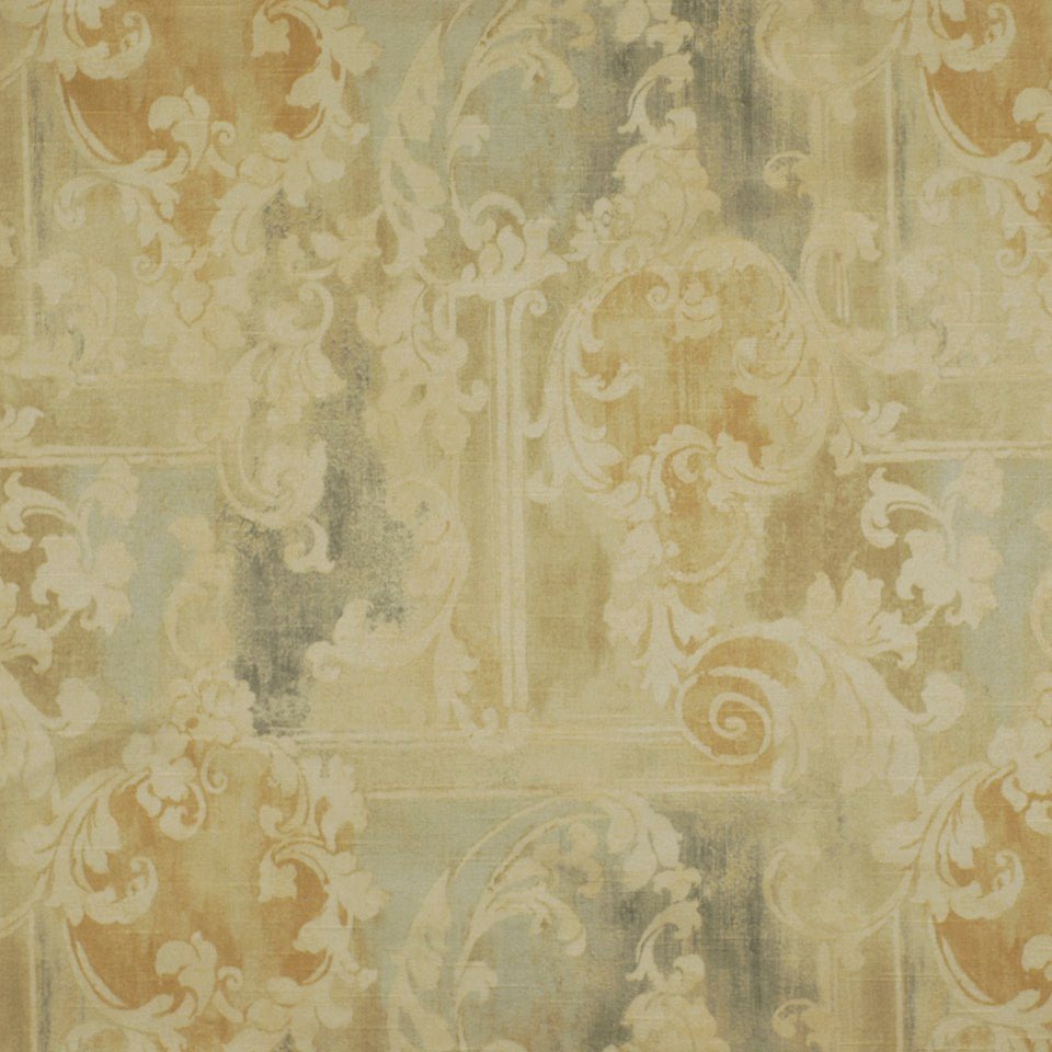 FADED SCROLL | ALOE - Drapery - Fabric