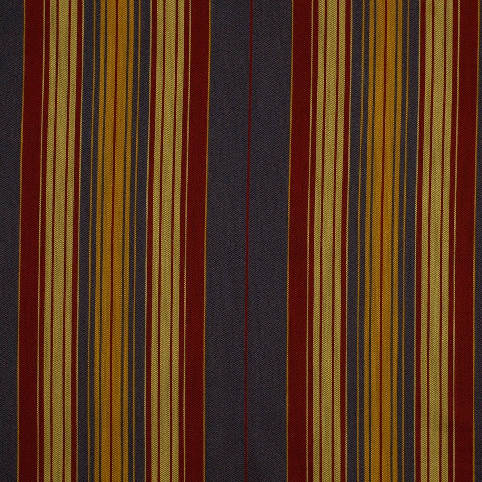 MILANSTRIPE BK | DENIM CHERRY - Upholstery - Fabric