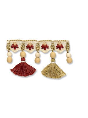EMBELLSHED TSLS | POMEGRANATE - Trim