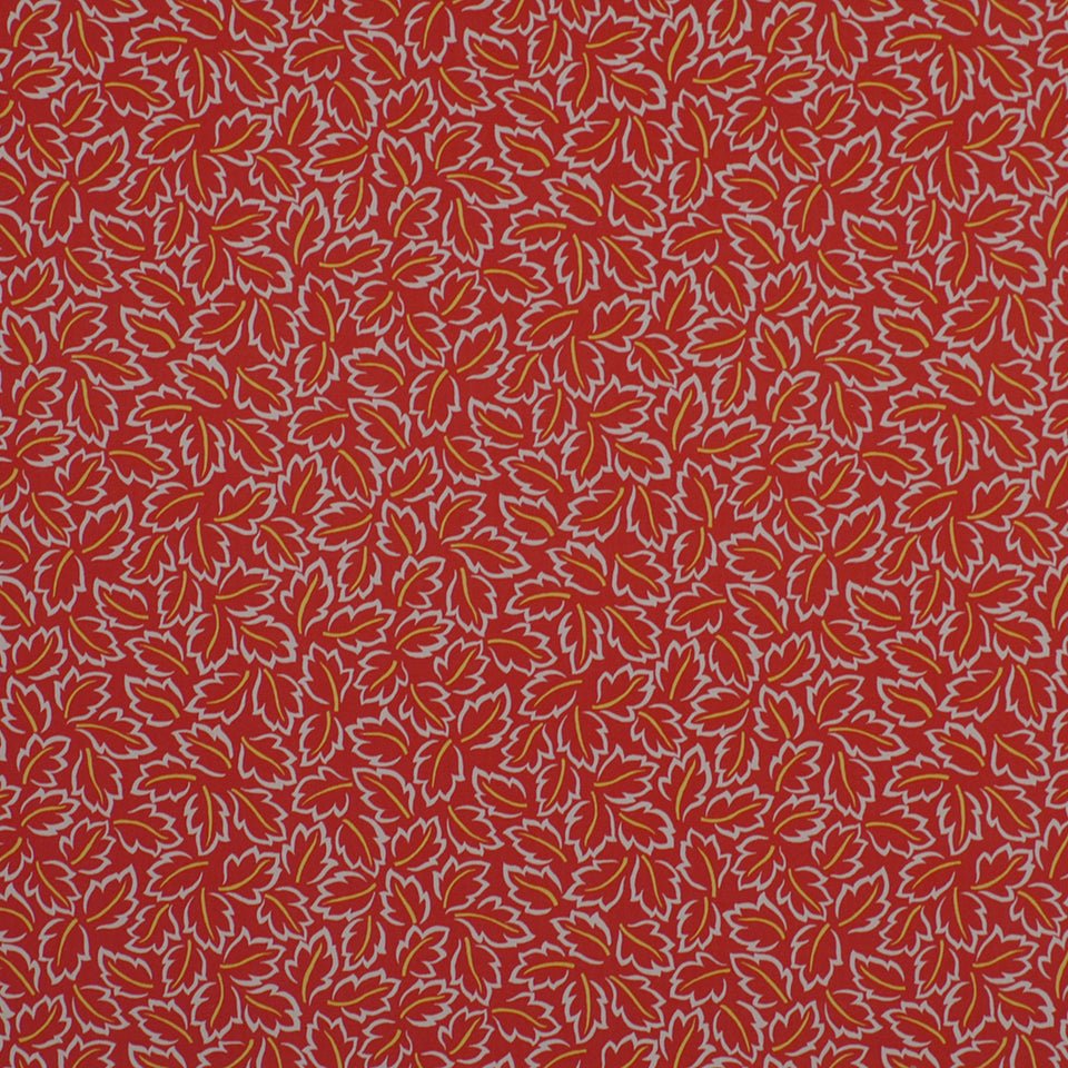 BAJA LEAVES | POPPY - Drapery - Fabric