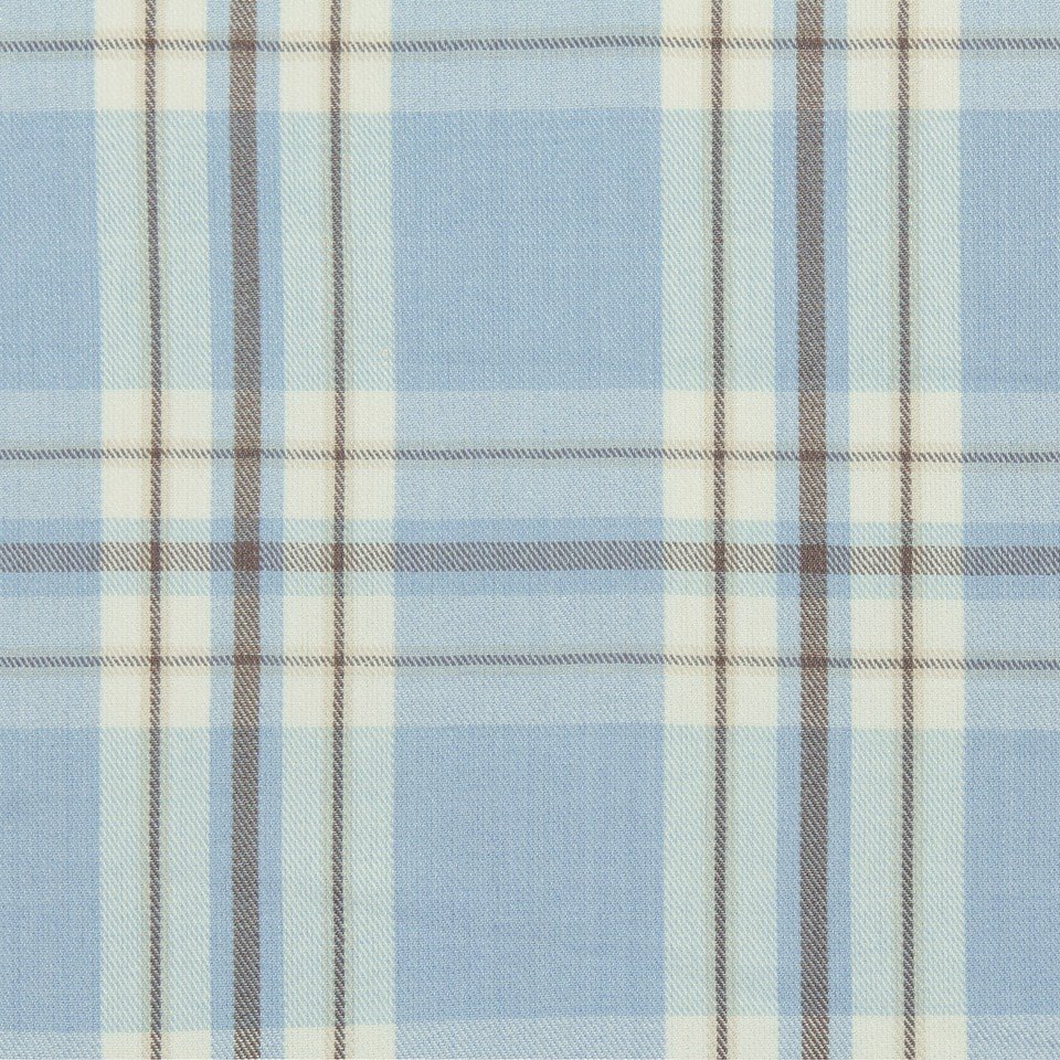 LARGE CHECK | CHAMBRAY - Upholstery - Fabric