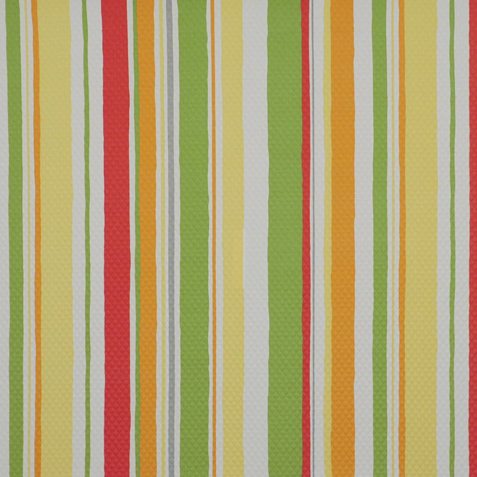 BAJA STRIPE EM | POPPY - Drapery - Fabric
