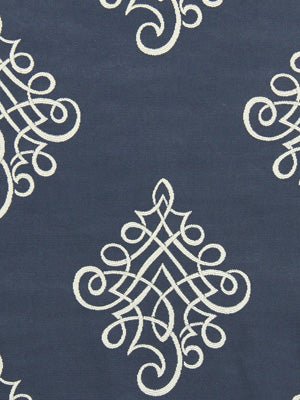 LOOPING LINES | INDIGO - Upholstery - Fabric