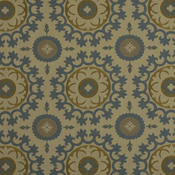 ROMAN CIRCLE | INDIGO - Upholstery - Fabric