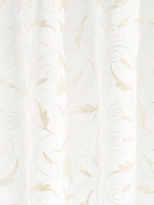 SWIRLING LEAF | PEARL - Drapery - Fabric