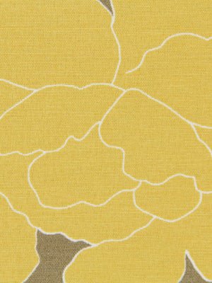 NEW PEONY | CANARY TAUPE - Drapery - Fabric