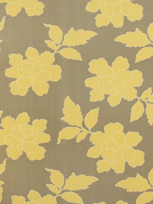 NEW PEONY | CANARY TAUPE - Drapery - Fabric