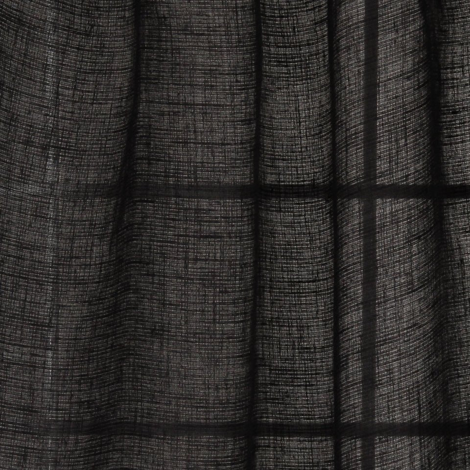 Double Mesh | Jet - Drapery - Fabric
