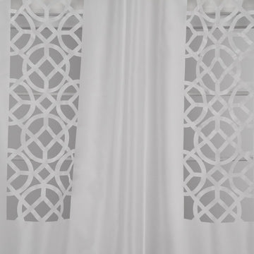 LASER LATTICE | BLANC - Drapery - Fabric