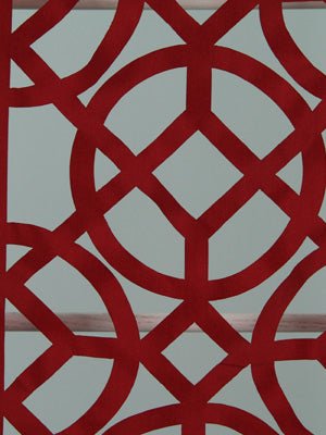 LASER LATTICE | SCARLET - Drapery - Fabric
