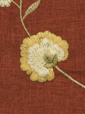 VINE BLOSSOM | REDWOOD - Drapery - Fabric