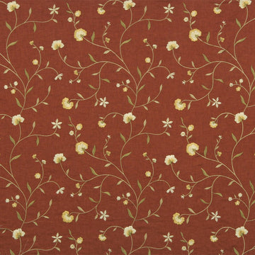 VINE BLOSSOM | REDWOOD - Drapery - Fabric