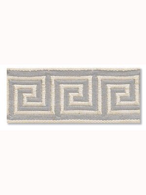 Greek Key Braid | Silver - Trim