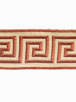 Greek Key Braid | Persimmon - Trim